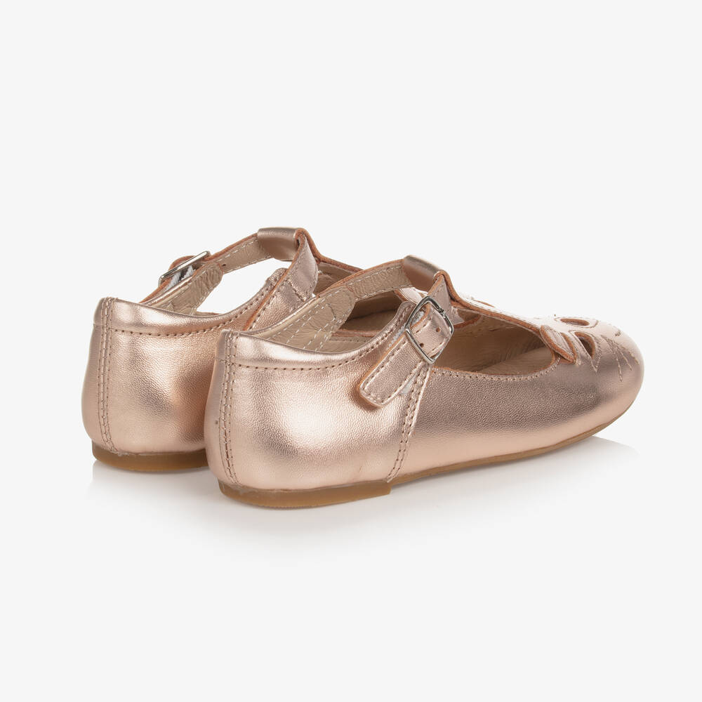 Girls rose gold dress shoes 2025