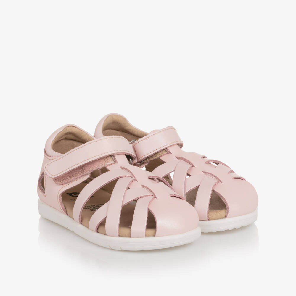 Old Soles-Girls Rose Leather First Steps Sandals | Childrensalon Outlet