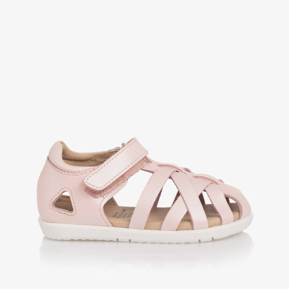 Old Soles-Girls Rose Leather First Steps Sandals | Childrensalon Outlet