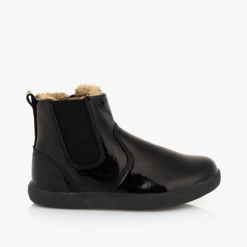 Old Soles-Черные лакированные кожаные ботинки для девочек | Childrensalon Outlet