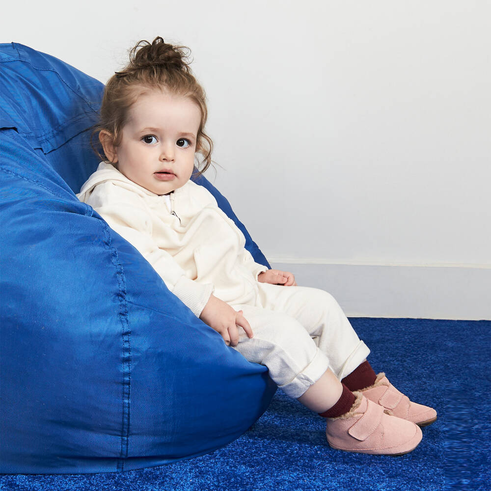 أولد سولز-حذاء لمرحلة بدء المشي جلد شامواه لون زهري | Childrensalon Outlet