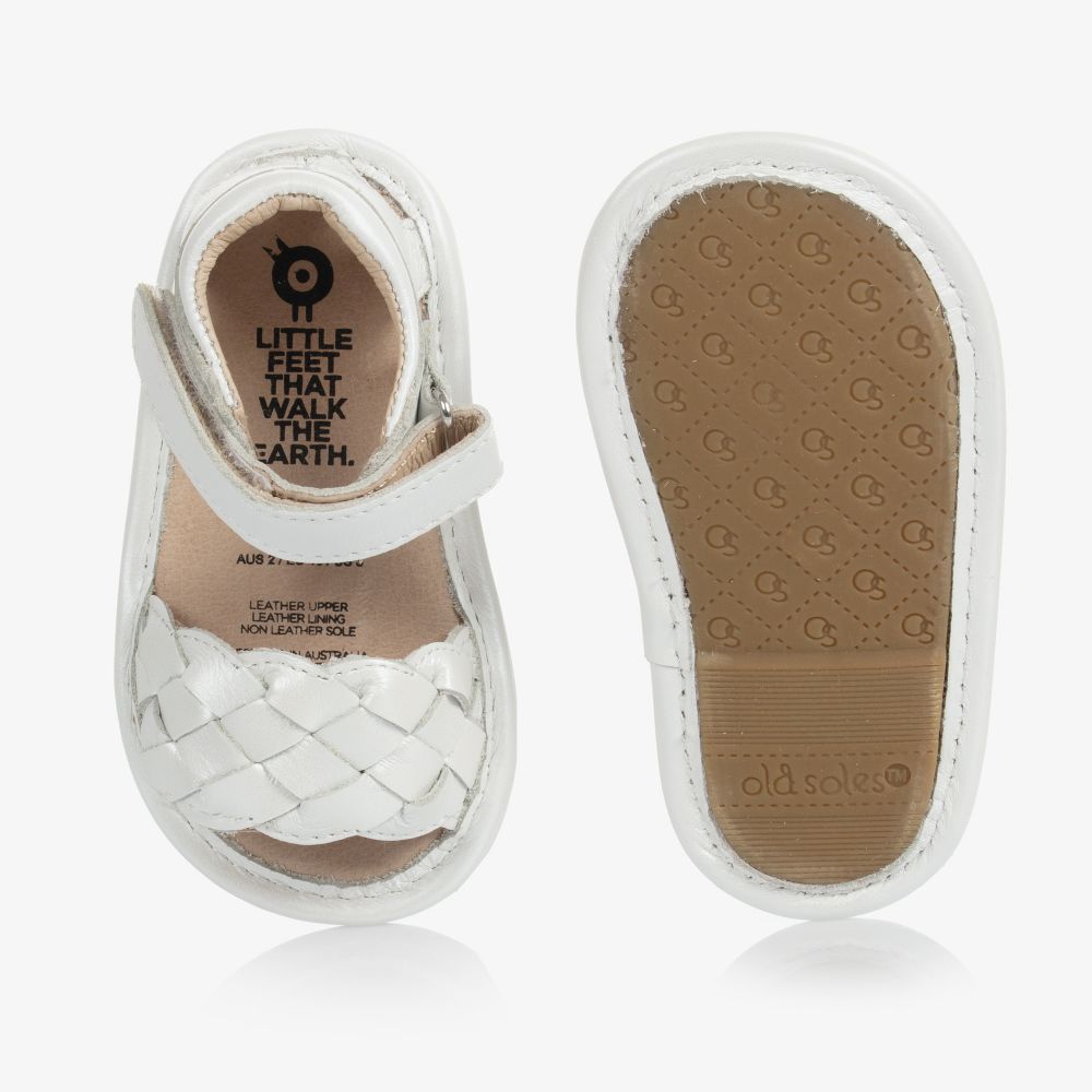- Girls White Pre-Walker Sandals | Childrensalon