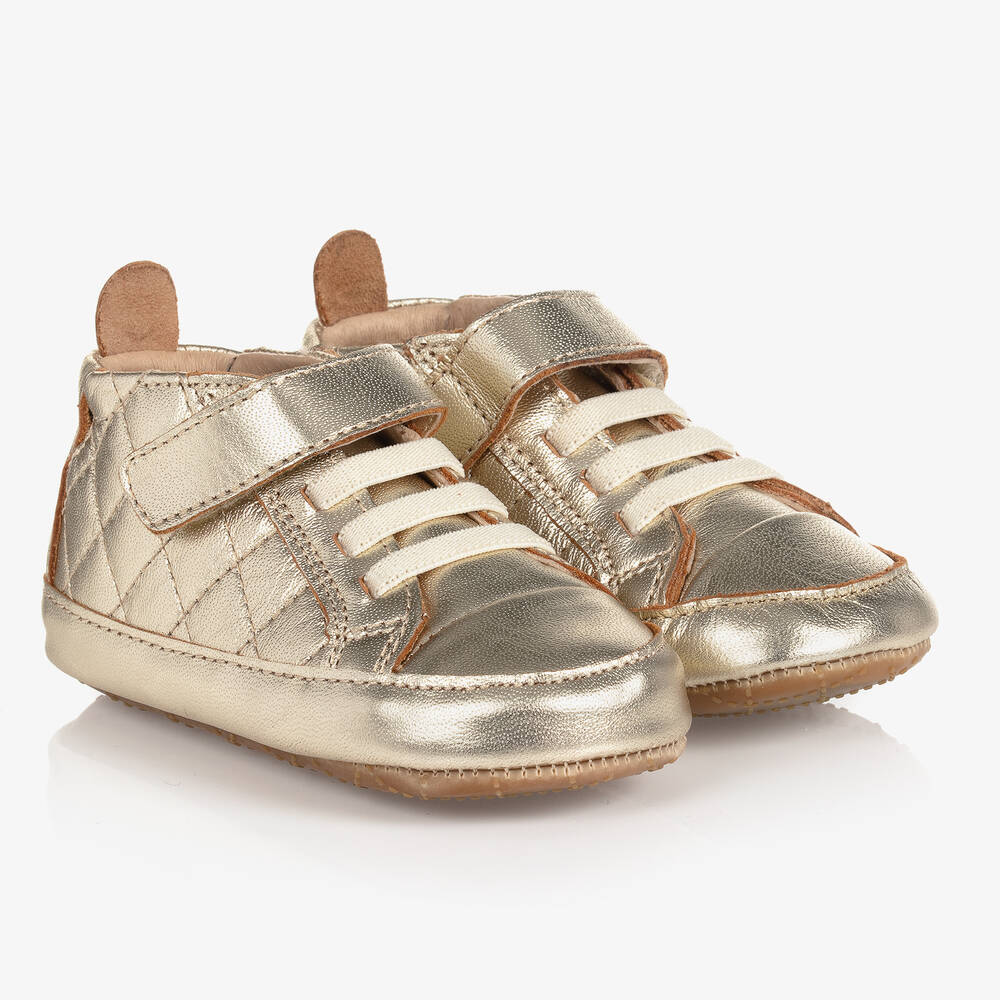 Old Soles - Gold Pre-Walker Baby Shoes | Childrensalon