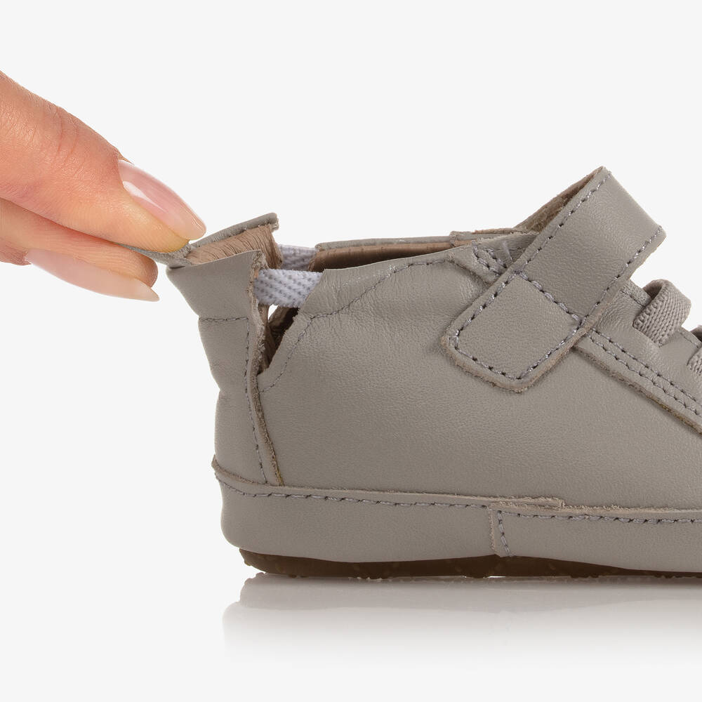 Old Soles Grey PreWalker Baby Shoes Childrensalon Outlet