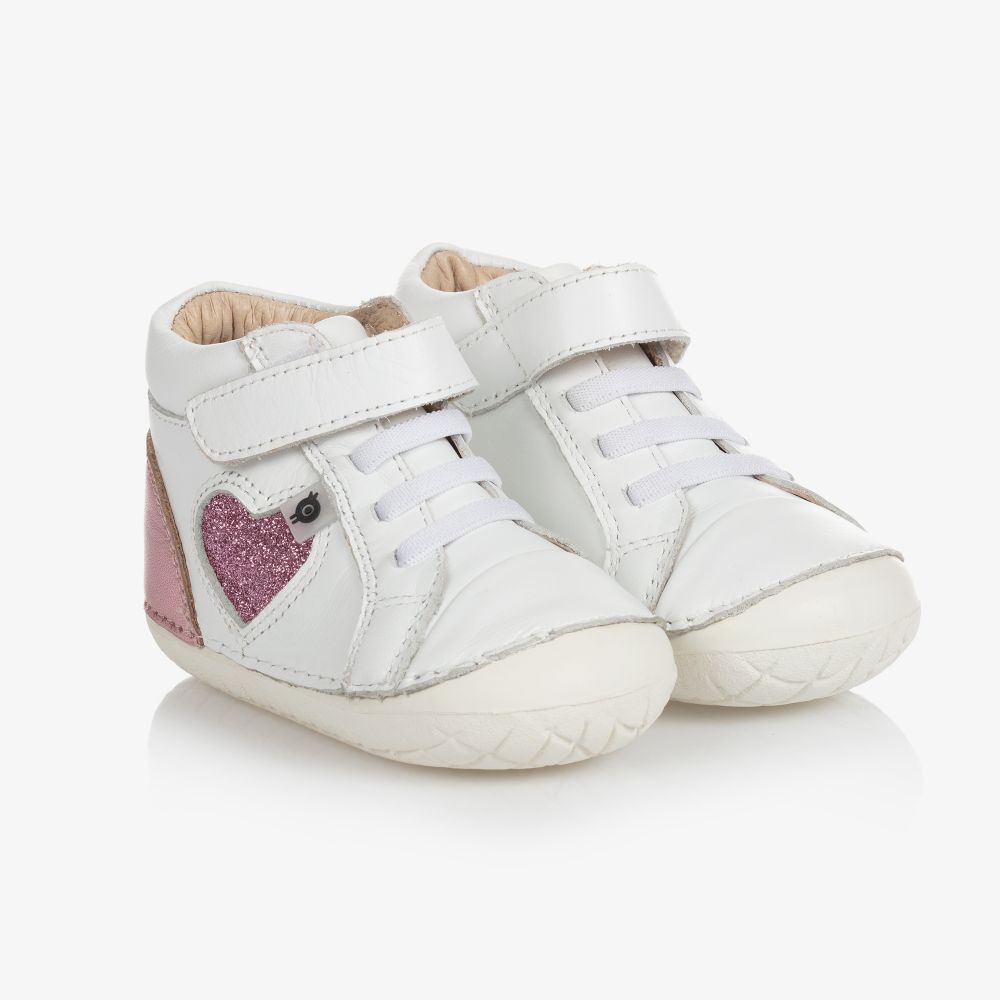 Old Soles - Leather First Walker Trainers | Childrensalon