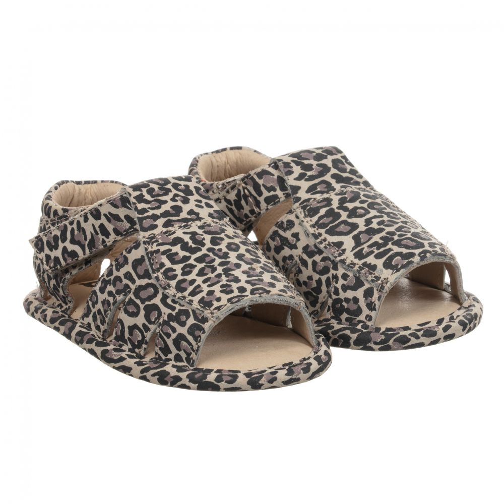 Old Soles - Leopard Leather Baby Sandals | Childrensalon