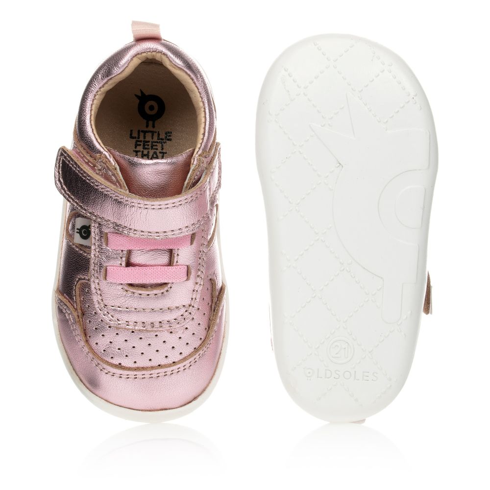 Mustang Zapatilla Cordon Rosa Nude Metalizado de Mujer - Calzados Pasos