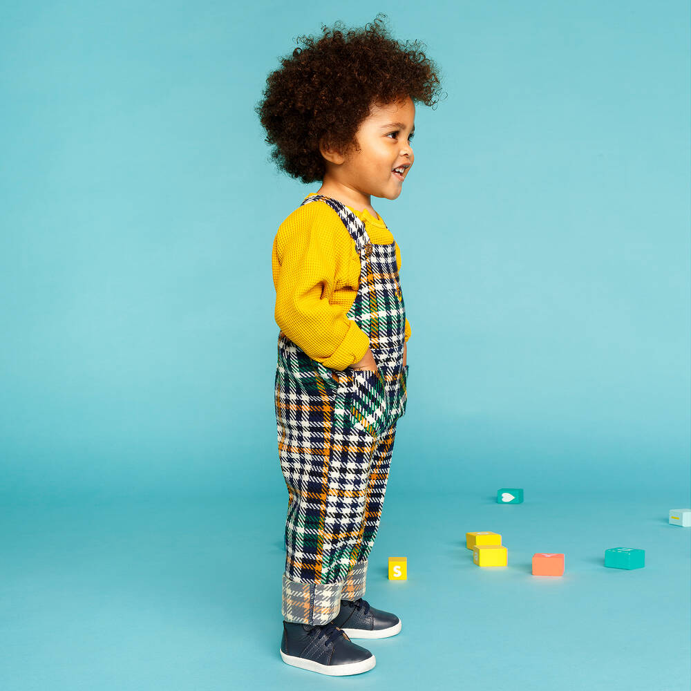 Old Soles-بوت جلد لون كحلي لمرحلة بدء المشي للمواليد | Childrensalon Outlet