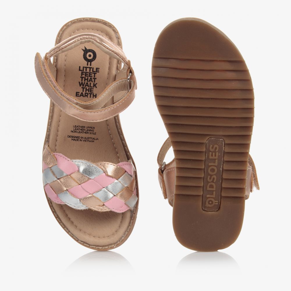 Old shop sole sandals