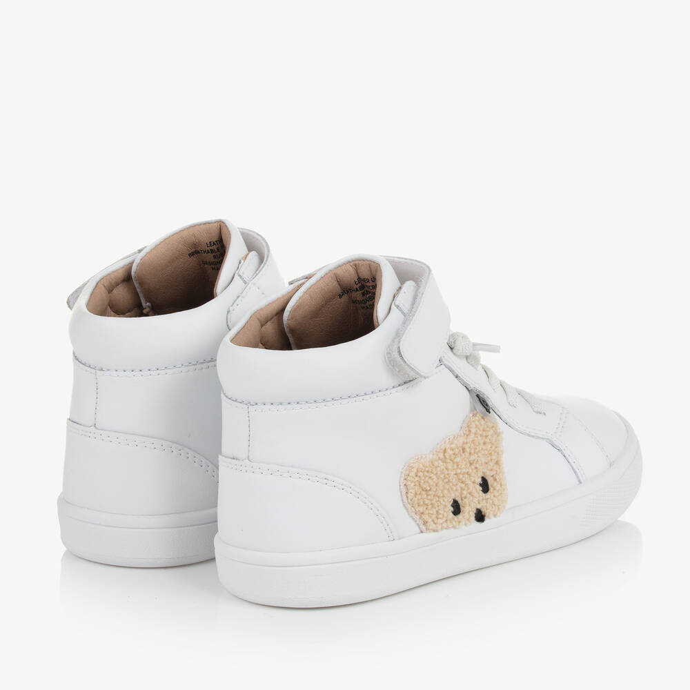Old Soles-Высокие белые кожаные кроссовки | Childrensalon Outlet