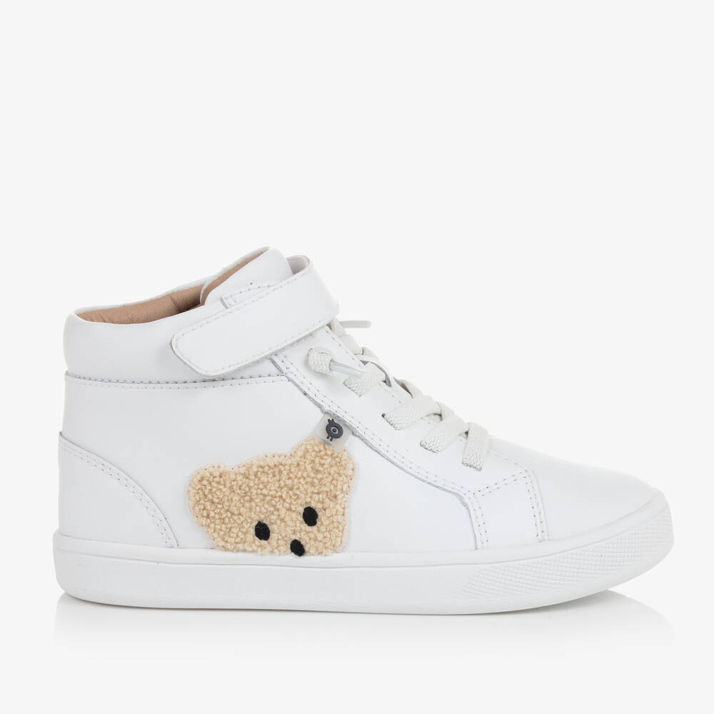 Old Soles-Высокие белые кожаные кроссовки | Childrensalon Outlet