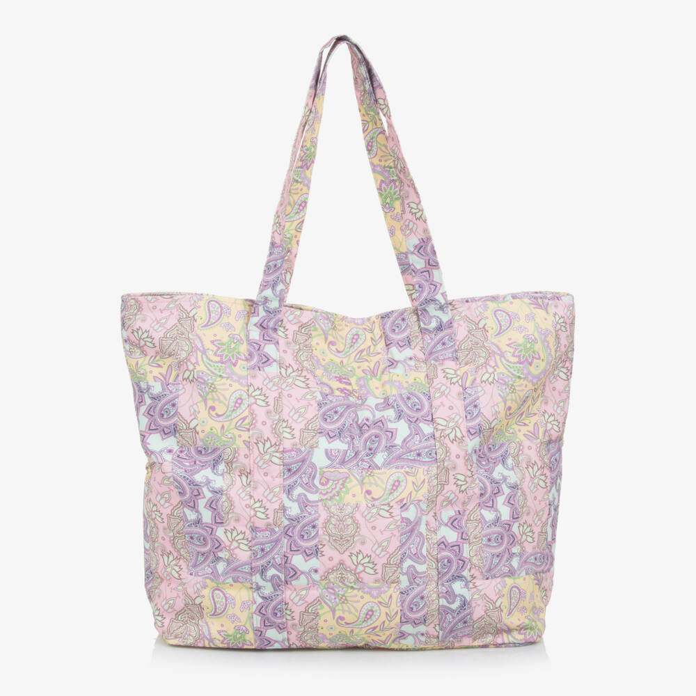 Olga Valentine-Girls Floral Paisley Pink Handbag | Childrensalon Outlet