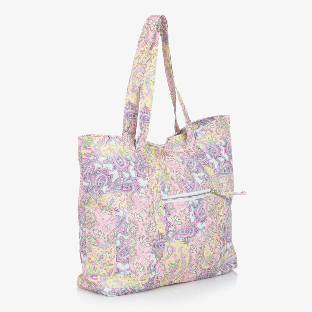 Olga Valentine-Girls Floral Paisley Pink Handbag | Childrensalon Outlet