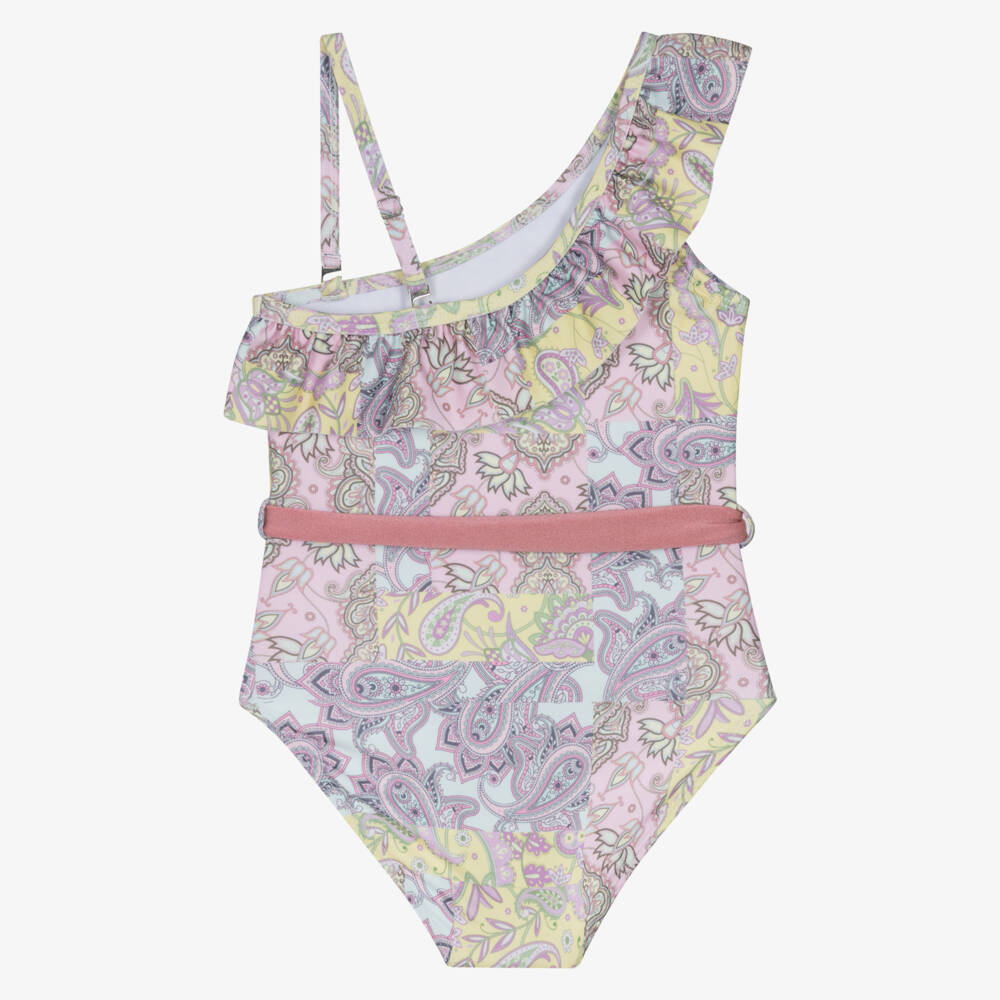 Olga Valentine-مايوه بناتي بنقشة بيزلي للحماية من الشمس | Childrensalon Outlet