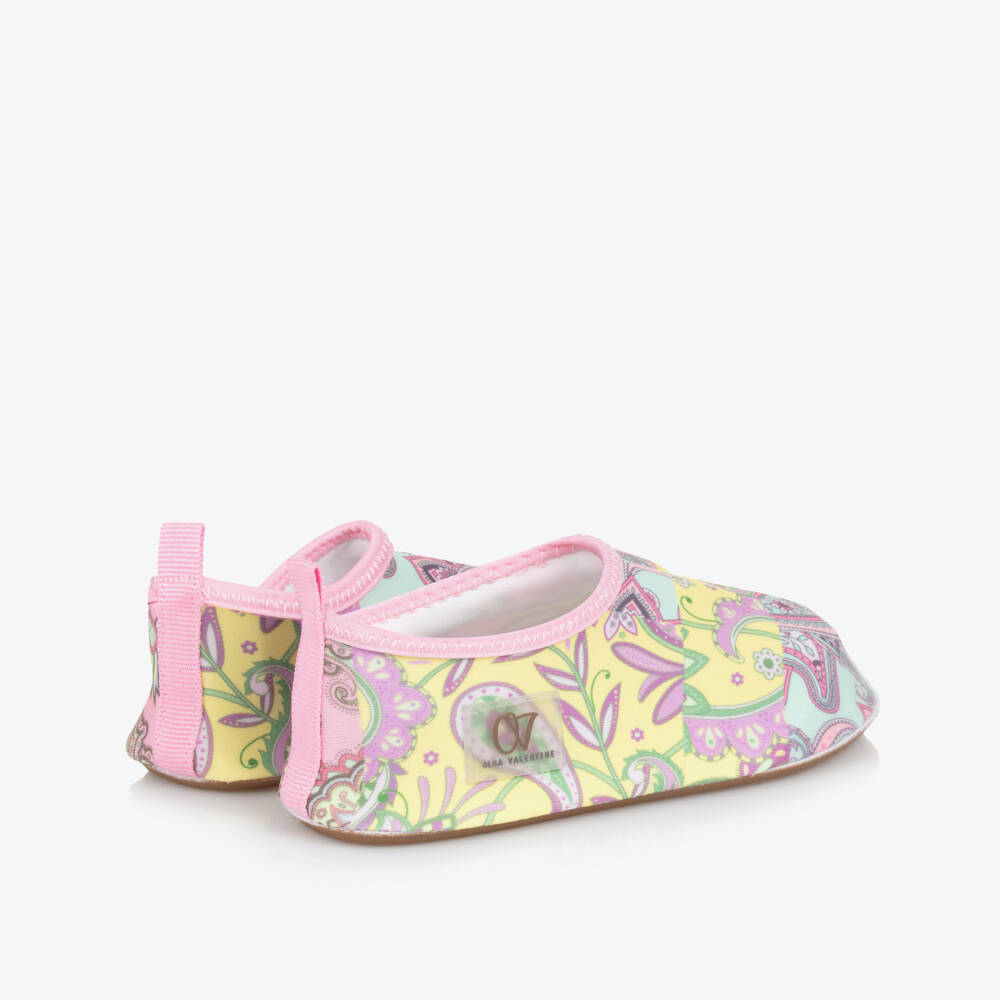Olga Valentine-Girls Pastel Paisley Water Shoes | Childrensalon Outlet