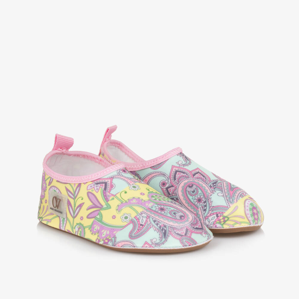 Olga Valentine-Girls Pastel Paisley Water Shoes | Childrensalon Outlet