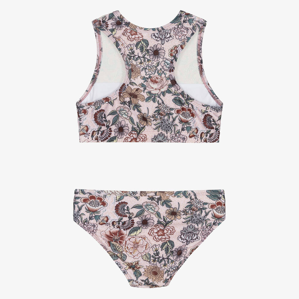 اولغا فالنتين-مايو بيكيني لون زهري باهت للبنات (UPF50+) | Childrensalon Outlet