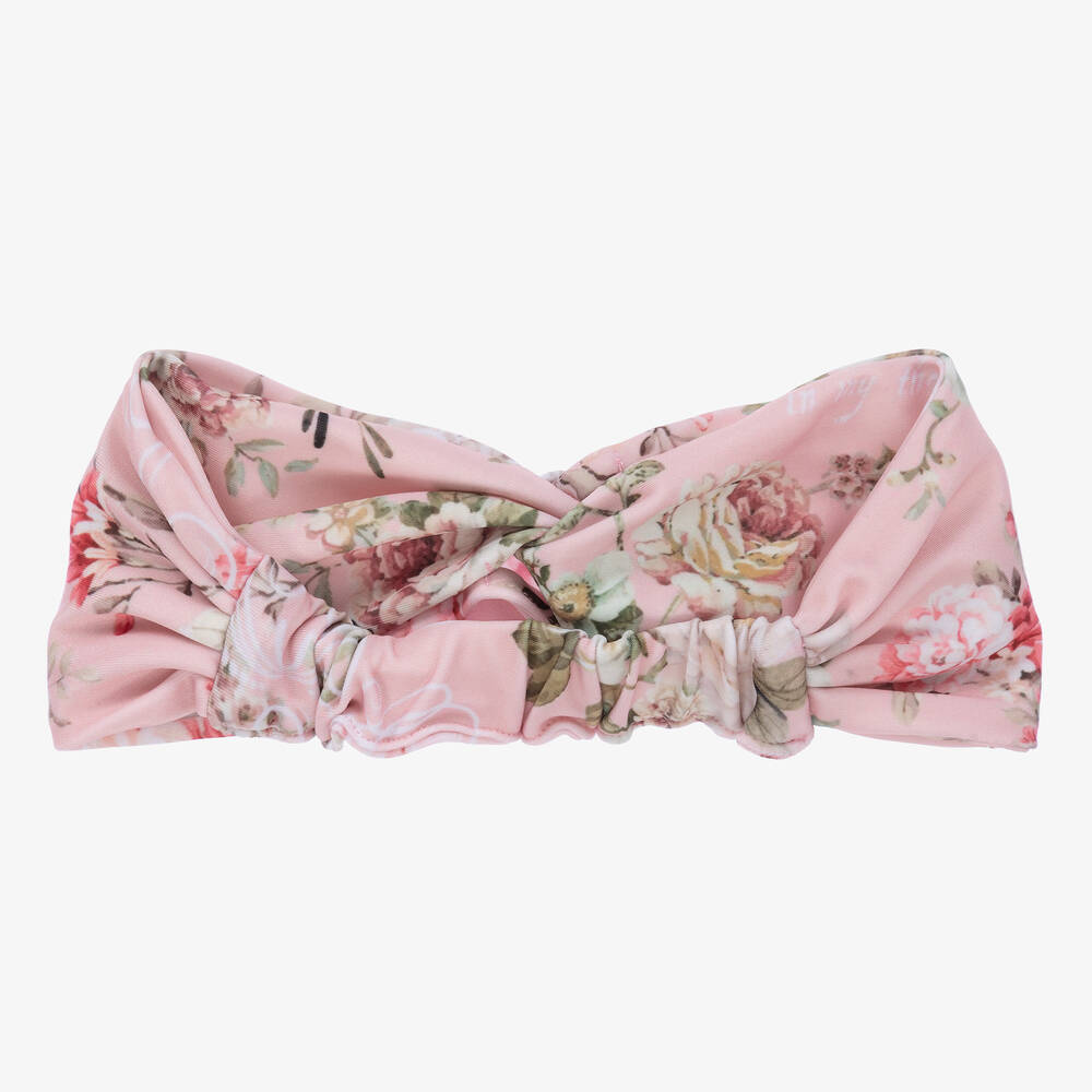 Olga Valentine-Girls Pink Floral Headband | Childrensalon Outlet