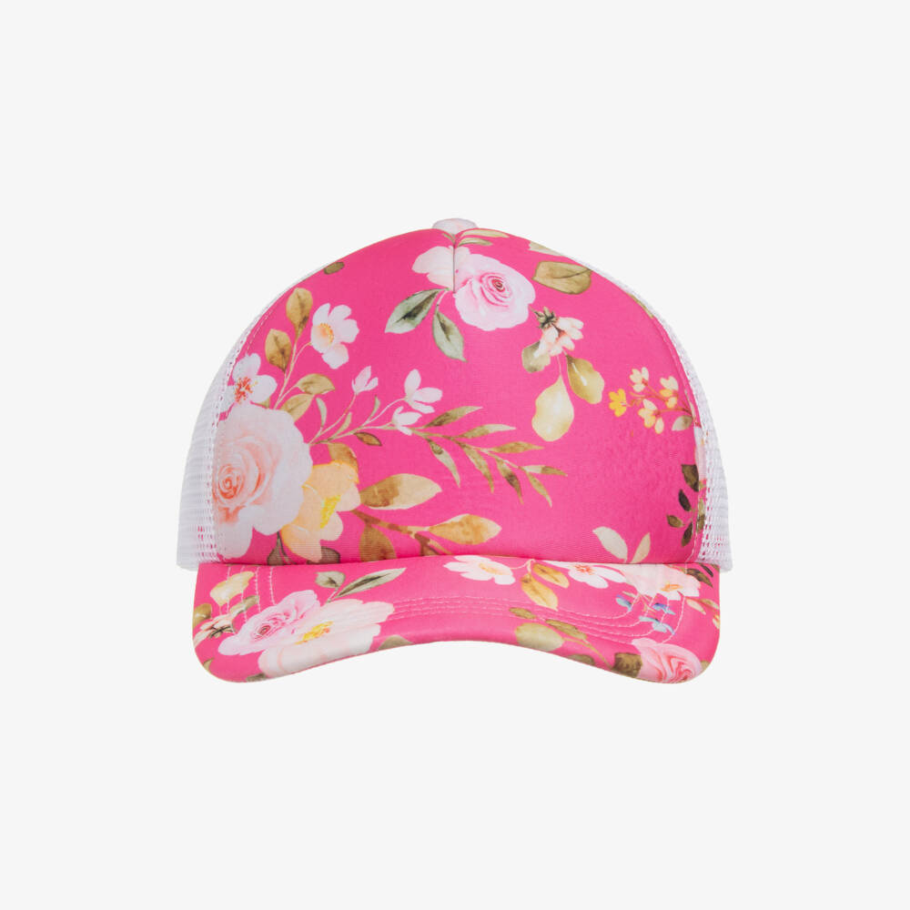 Olga Valentine-Girls Rosy Blossom Sun Hat | Childrensalon Outlet