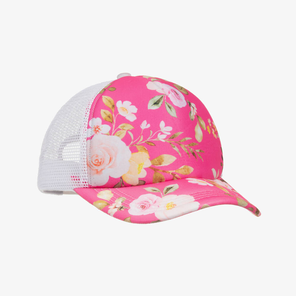 Olga Valentine-Girls Rosy Blossom Sun Hat | Childrensalon Outlet