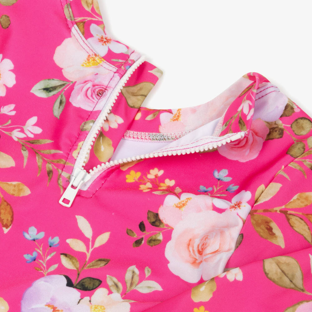 Olga Valentine-Girls Rosy Floral Sun Tankini | Childrensalon Outlet