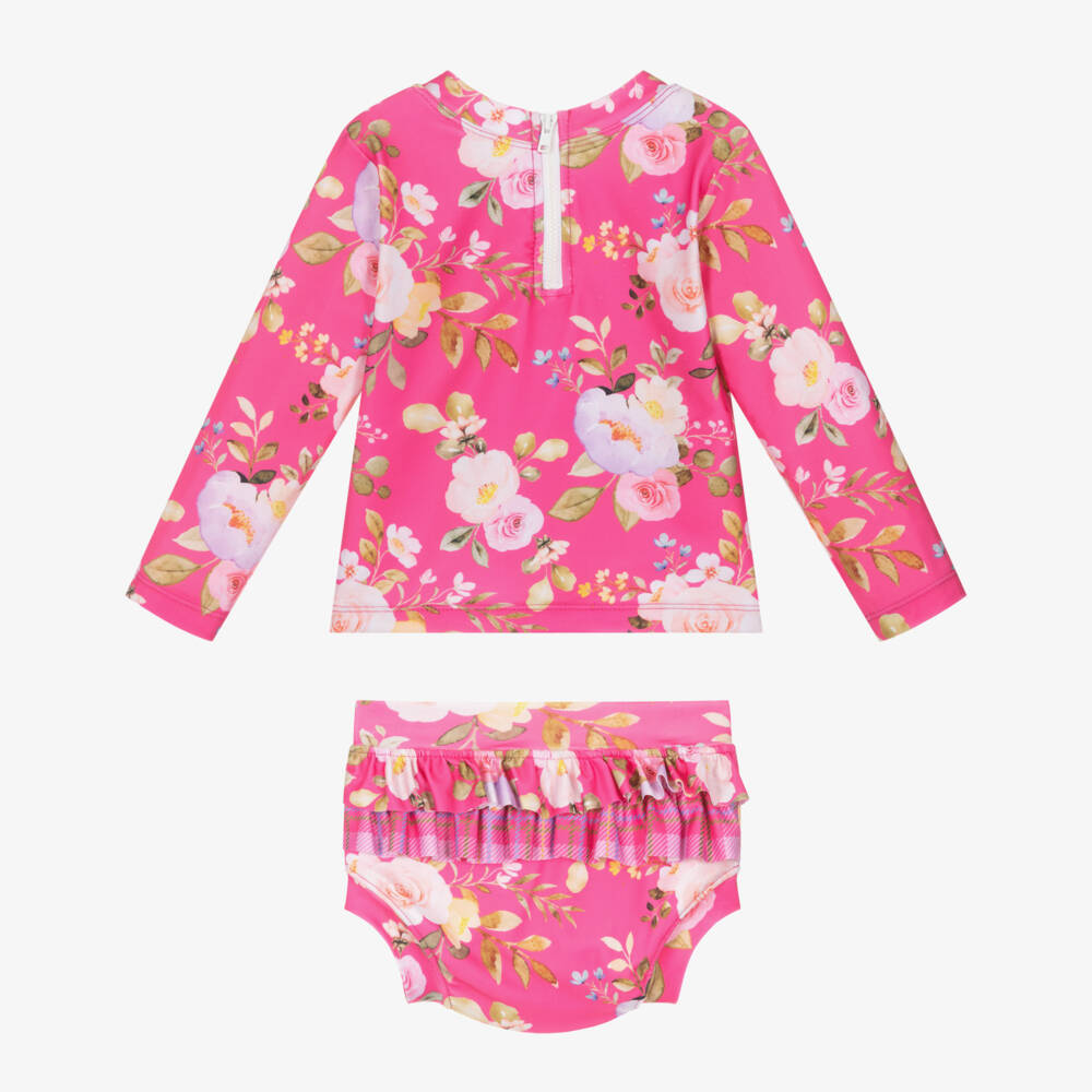 Olga Valentine-Girls Rosy Floral Sun Tankini | Childrensalon Outlet