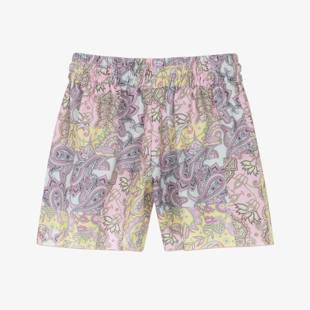 Olga Valentine-Girls Vibrant Paisley Swimwear Shorts | Childrensalon Outlet
