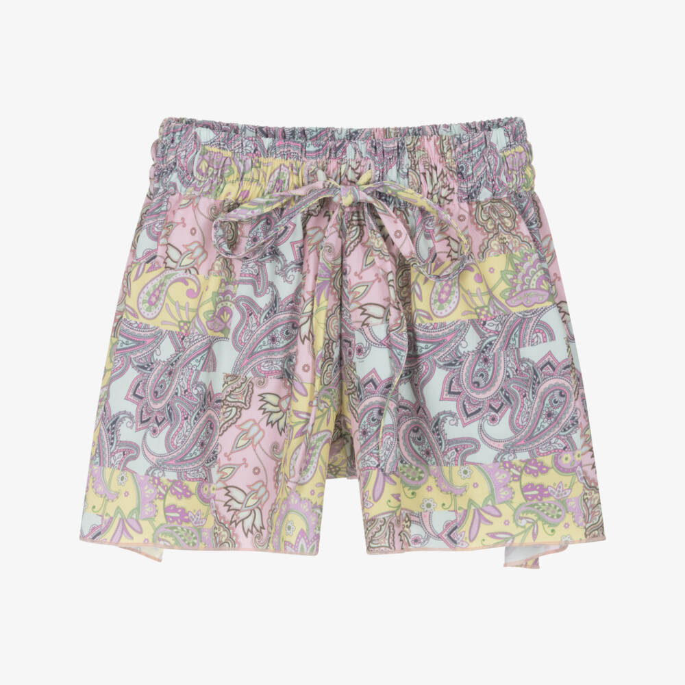 Olga Valentine-Girls Vibrant Paisley Swimwear Shorts | Childrensalon Outlet