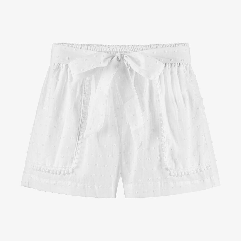 Short en coton fille outlet