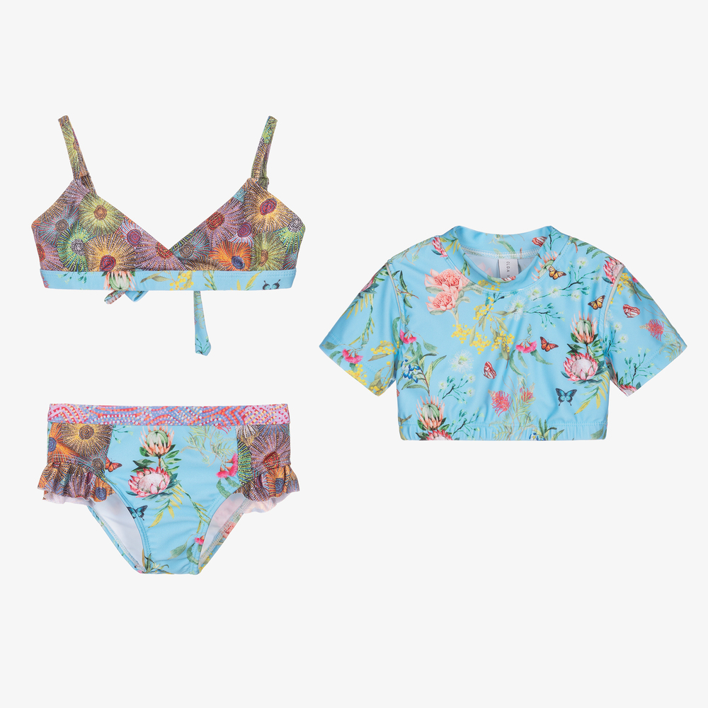 Olga Valentine-Sun Protective Set (UPF50+) | Childrensalon Outlet