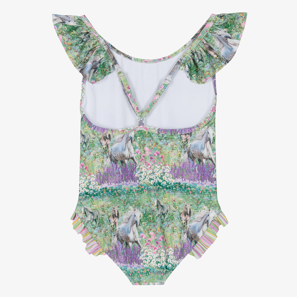 اولغا فالنتين-مايّو لون أخضر وبنفسجي للمراهقات (UPF50+) | Childrensalon Outlet