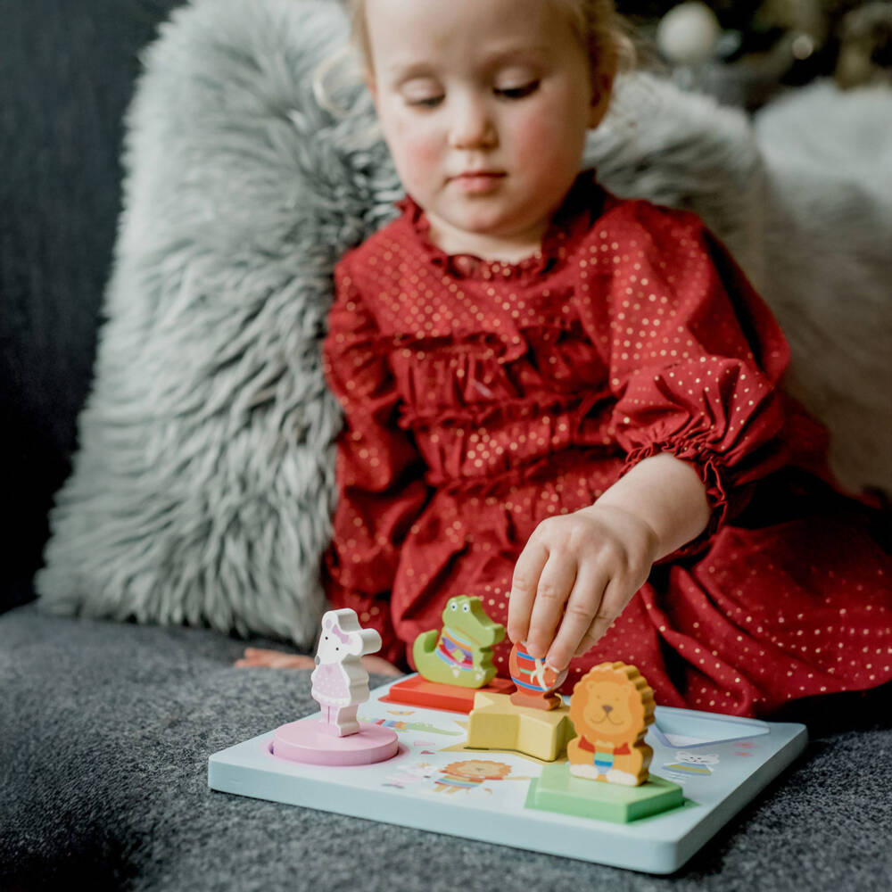 Orange Tree Toys-Animal 3D Wooden Puzzle (19cm) | Childrensalon Outlet