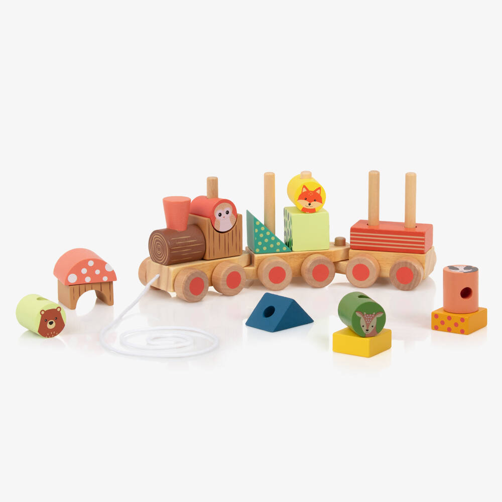 Orange Tree Toys-Boys Engaging Red Puzzle Train | Childrensalon Outlet