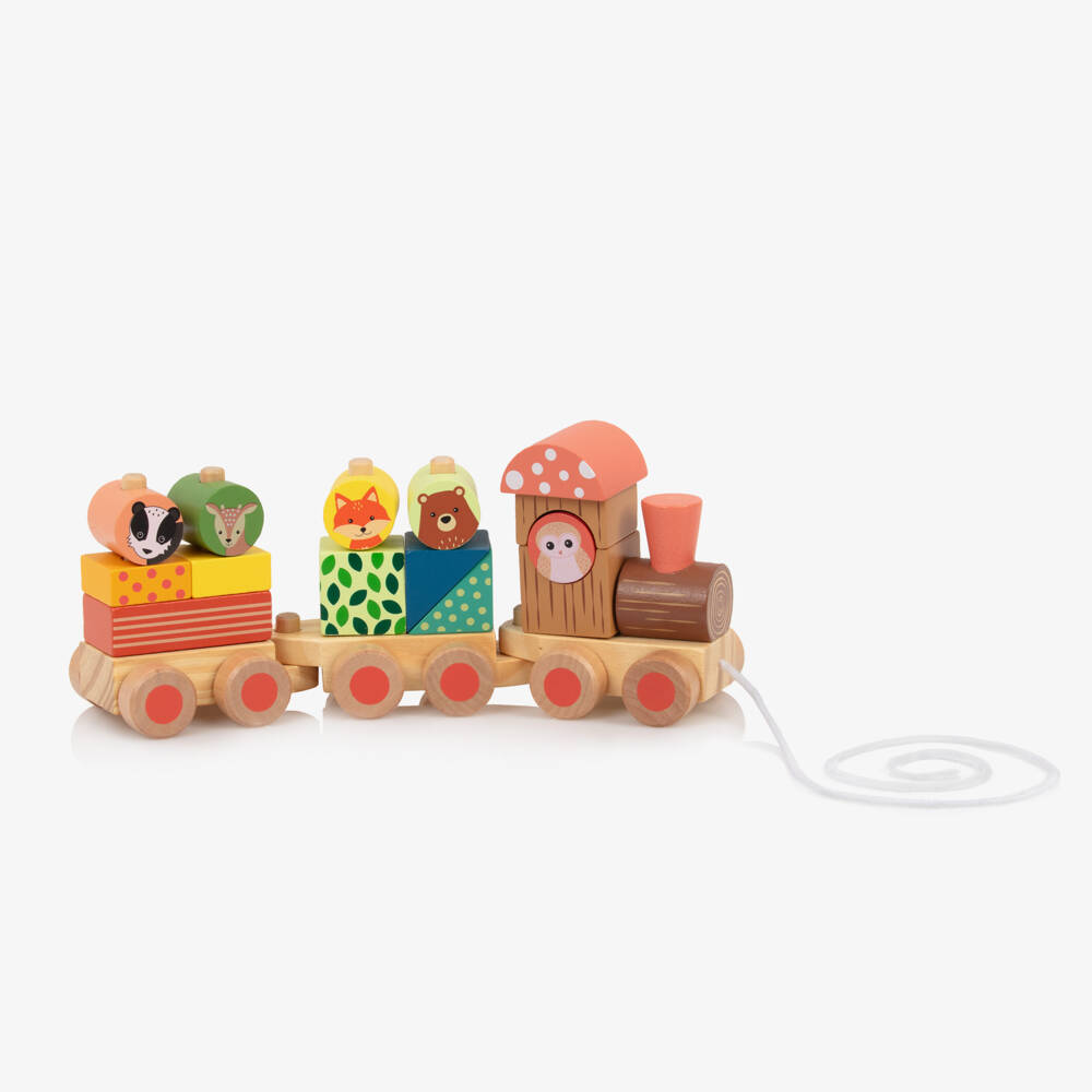 Orange Tree Toys-Boys Engaging Red Puzzle Train | Childrensalon Outlet