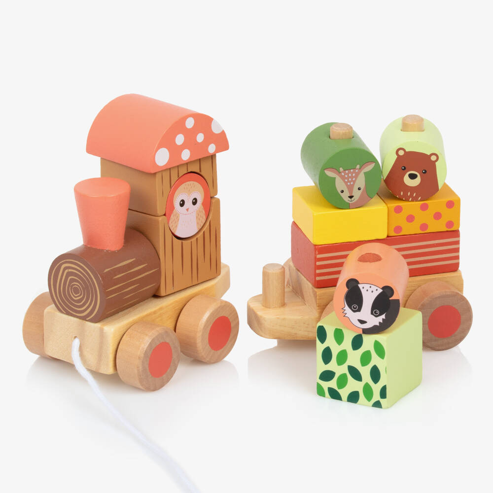 Orange Tree Toys-Boys Engaging Red Puzzle Train | Childrensalon Outlet