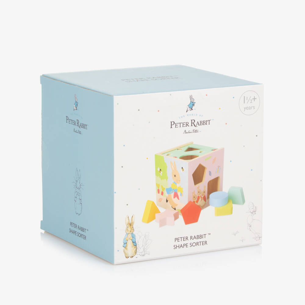 Orange Tree Toys-Boys Wooden Shape Sorter Cube | Childrensalon Outlet