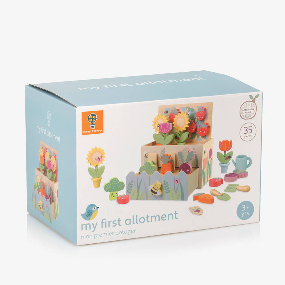 Orange Tree Toys-My First Allotment Wooden Toy (25cm) | Childrensalon Outlet