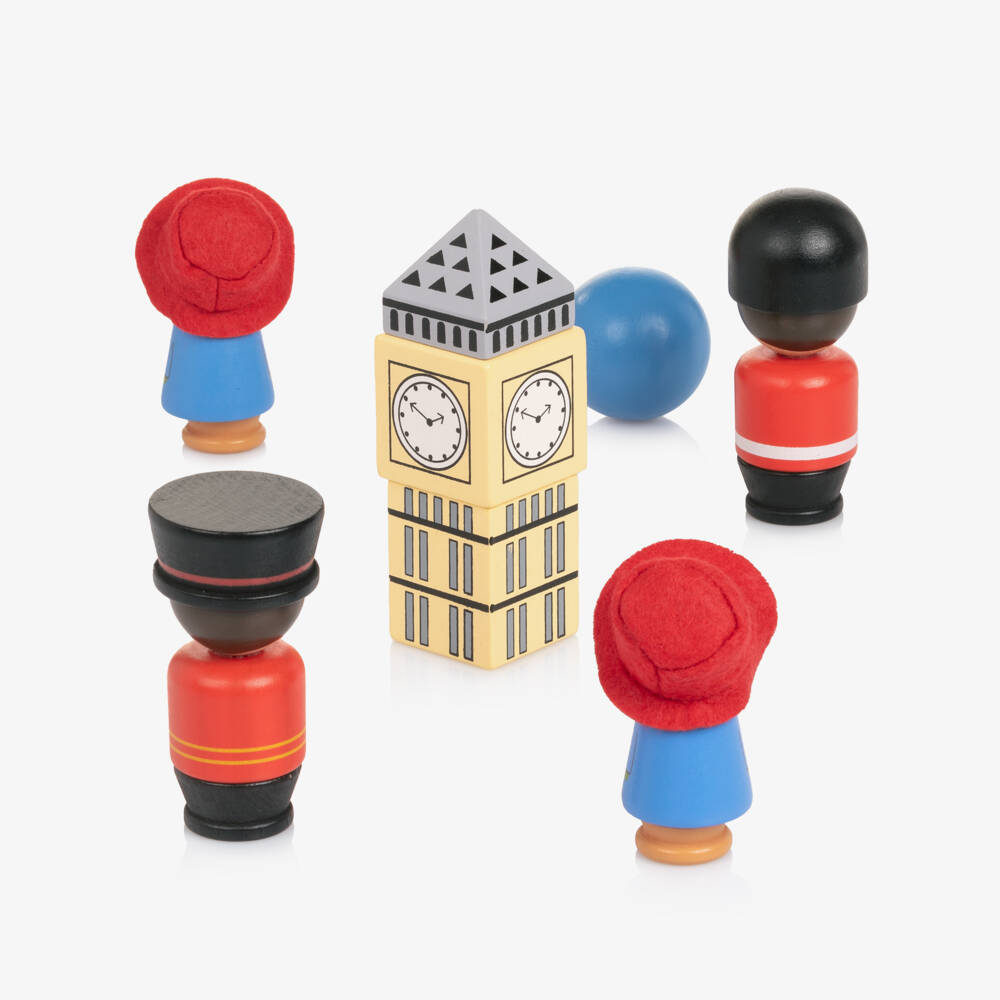 Orange Tree Toys-Paddington in London Wooden Skittles (13cm) | Childrensalon Outlet