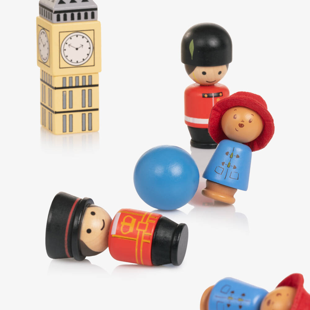 Orange Tree Toys-Paddington in London Wooden Skittles (13cm) | Childrensalon Outlet