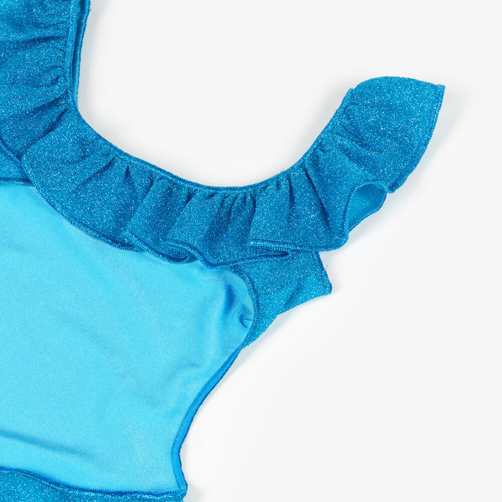 Oséree-Girls Blue Lumiére Swimsuit | Childrensalon Outlet