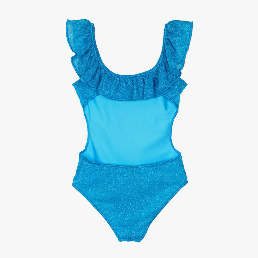 Oséree-Girls Blue Lumiére Swimsuit | Childrensalon Outlet
