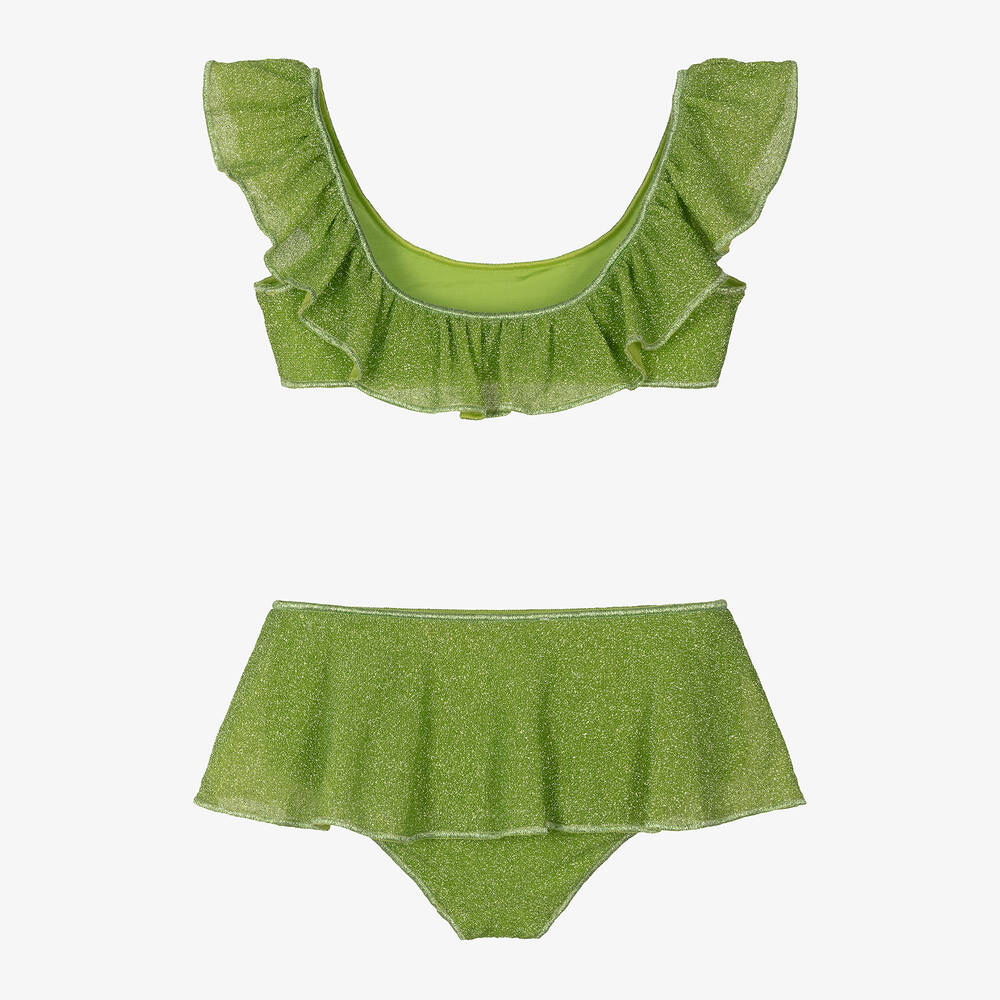 Oséree-Girls Green Lumière Bikini | Childrensalon Outlet