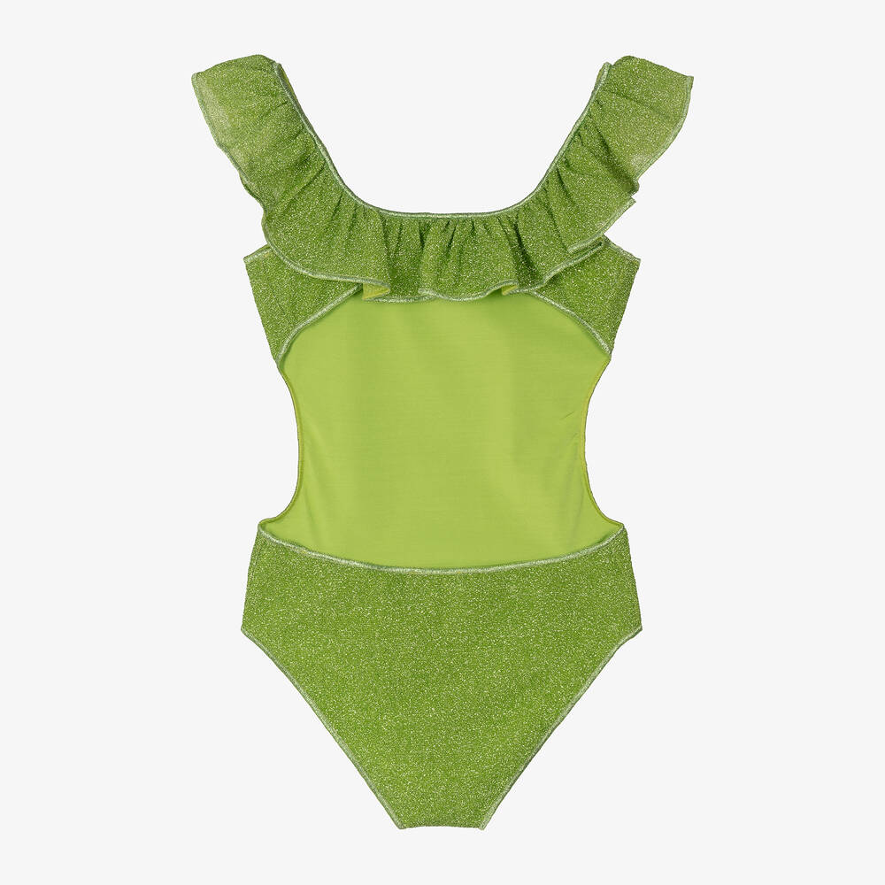 Oséree-Girls Green Lumière Swimsuit | Childrensalon Outlet