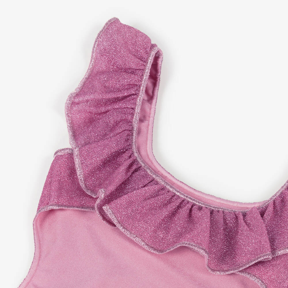 Oséree-Girls Pink Lumiére Swimsuit | Childrensalon Outlet