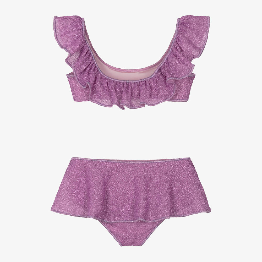 Oséree-Girls Purple Lumière Bikini | Childrensalon Outlet