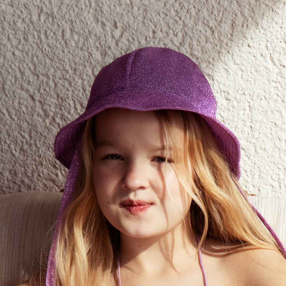 Oséree-Girls Purple Lumière Sun Hat | Childrensalon Outlet