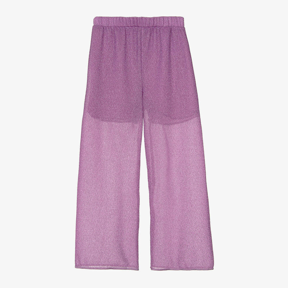 Oséree-Girls Purple Lumière Trousers | Childrensalon Outlet