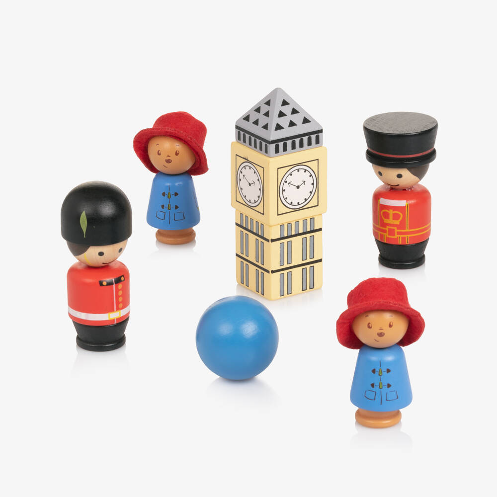 Orange Tree Toys-Paddington in London Wooden Skittles (13cm) | Childrensalon Outlet