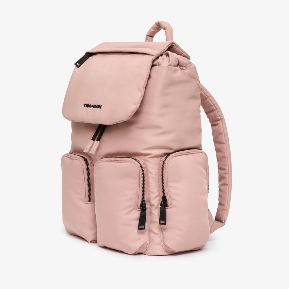 TIBA + MARL-Pale Pink Backpack Changing Bag (44cm) | Childrensalon Outlet