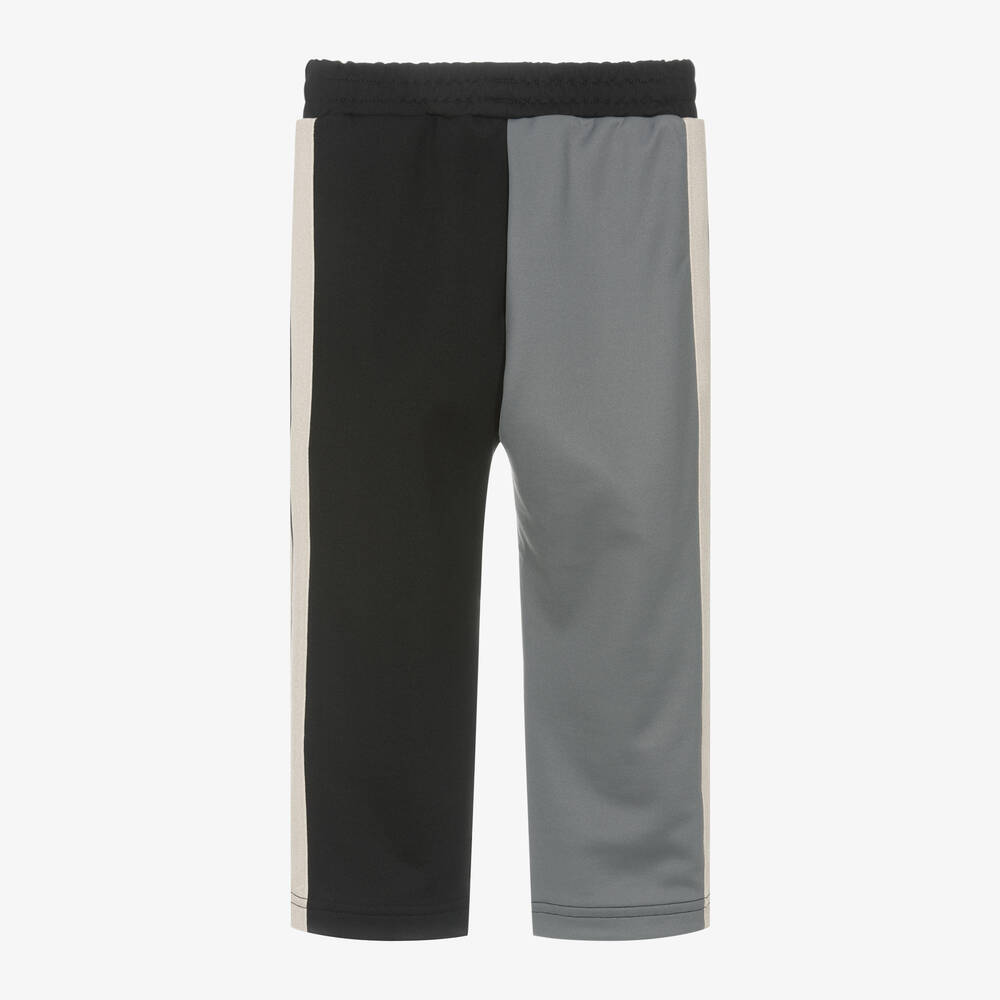Palm Angels Bas de jogging noir et gris garcon